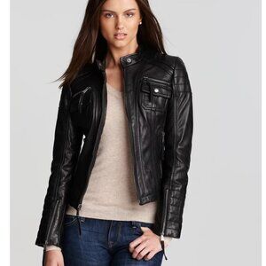 Michael Kors Black Leather Jacket